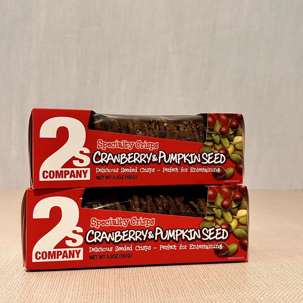 2's Cranberry & Pumpkin Seed Crackers – Orrman's Cheese Shop