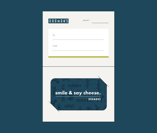 In Store Only Gift Card
