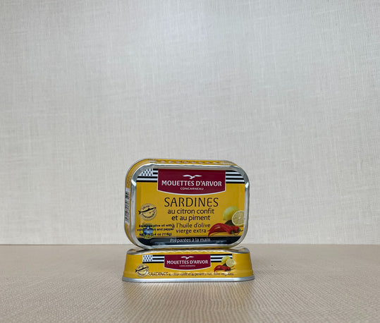 Sardines with Lemon Confit and Pimento